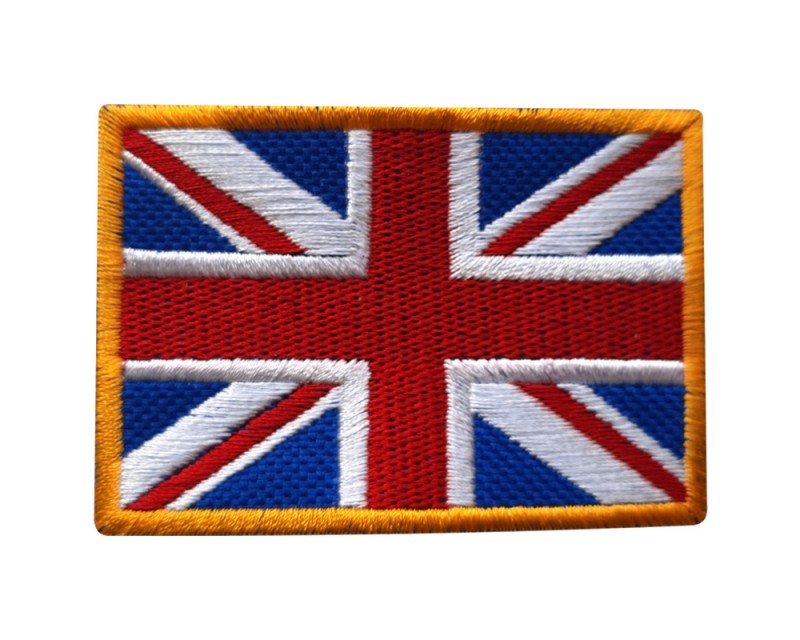 Textilní nášivka vlajka Velká Británie, barevná